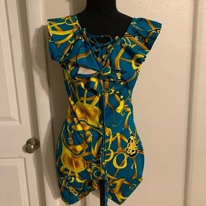 Printed Romper